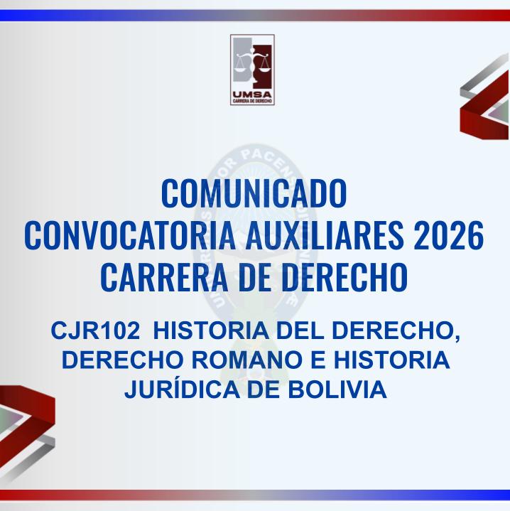 Convocatoria CJR-102