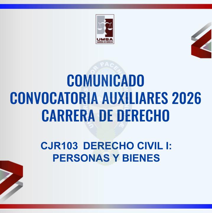 Convocatoria CJR-103