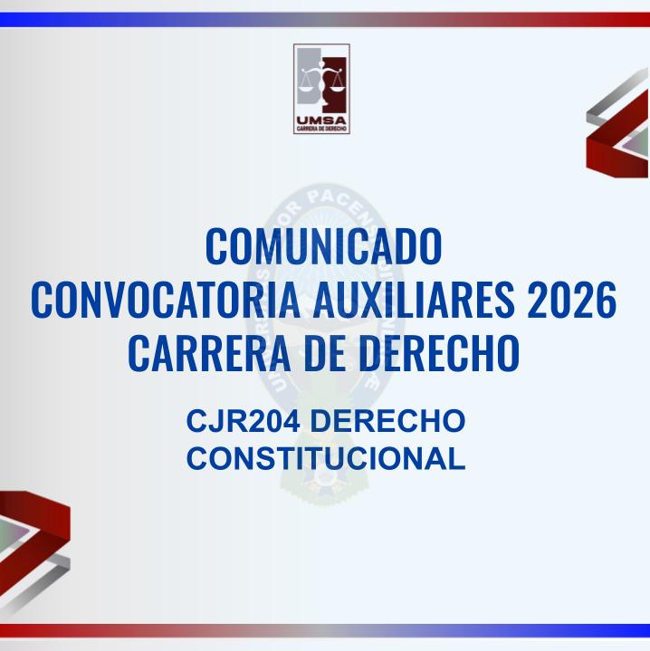convocatoria CJR-204