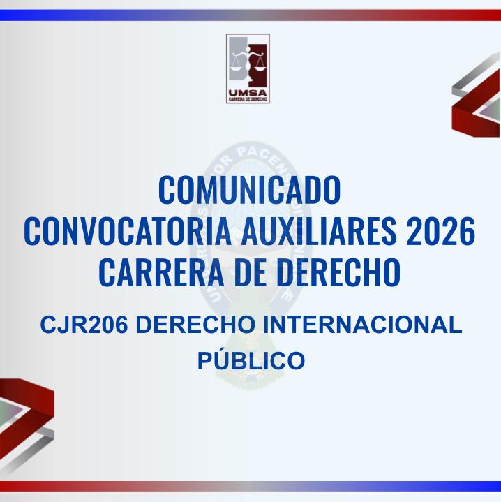 Convocatoria CJR-206
