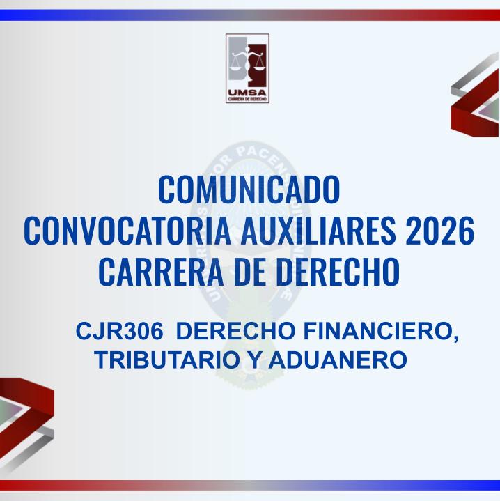 Convocatoria CJR-306